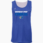 University Prep Cobras <span class="pdp-name-mascot">University Prep Cobras</span> BSN SPORTS Adult Reversible Mesh Basketball Jersey Front Thumbnail