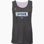 Warren Warriors <span class="pdp-name-mascot">Warren Warriors</span> BSN SPORTS Adult Reversible Mesh Basketball Jersey Front Thumbnail