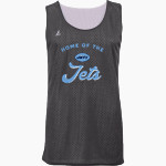 James Clemens Jets BSN SPORTS Adult Reversible Mesh Basketball Jersey Front Thumbnail