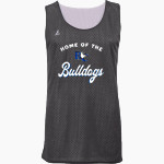 Barton College Official Store of the Bulldogs <span class="pdp-name-mascot">Barton Bulldogs</span> BSN SPORTS Adult Reversible Mesh Basketball Jersey Front Thumbnail