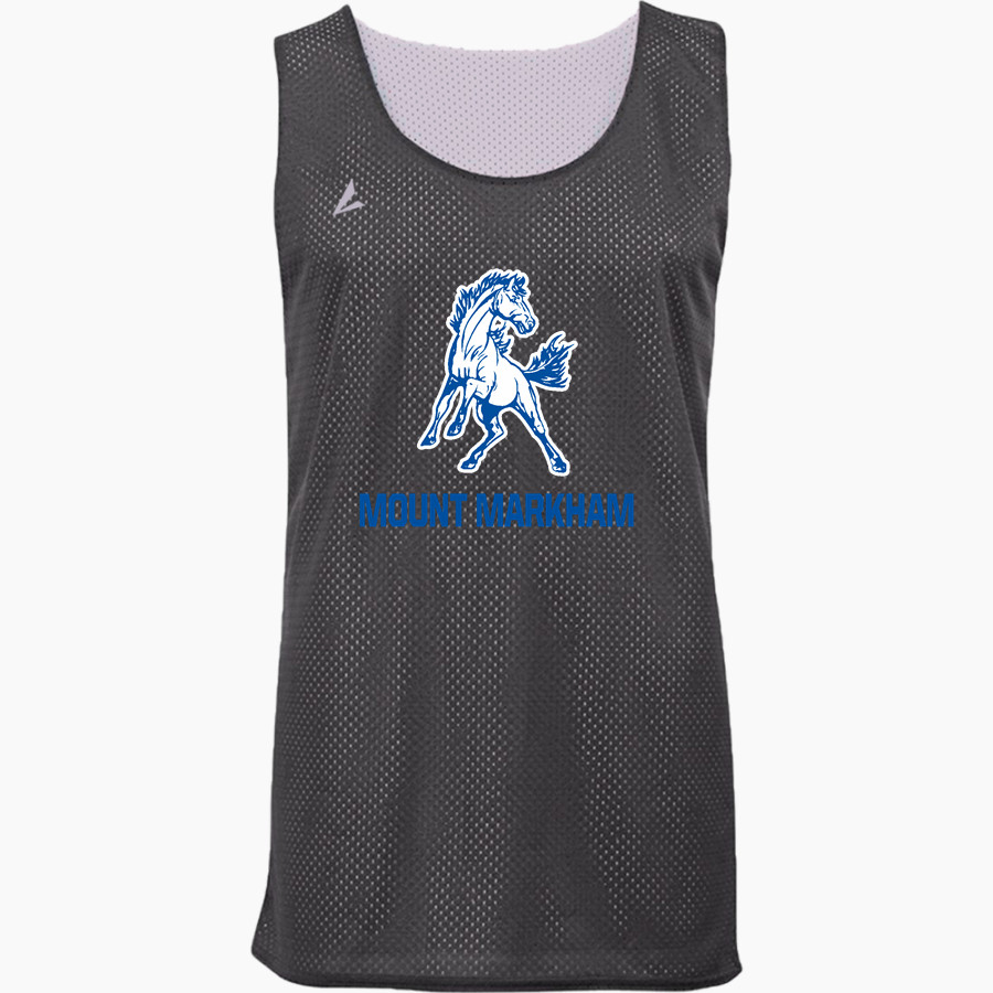 MOUNT MARKHAM HIGH SCHOOL MUSTANGS <span class="pdp-name-mascot">MOUNT MARKHAM MUSTANGS</span> BSN SPORTS Adult Reversible Mesh Basketball Jersey