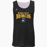 Burrillville Broncos <span class="pdp-name-mascot">Burrillville Broncos</span> BSN SPORTS Youth Reversible Mesh Basketball Jersey Front Thumbnail