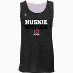 CARDINAL HIGH SCHOOL HUSKIES <span class="pdp-name-mascot">CARDINAL HUSKIES</span> BSN SPORTS Youth Reversible Mesh Basketball Jersey Front Thumbnail