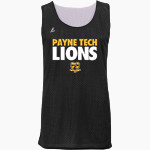 Payne Tech Lions BSN SPORTS Youth Reversible Mesh Basketball Jersey Front Thumbnail
