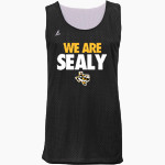 SEALY HIGH SCHOOL TIGERS <span class="pdp-name-mascot">SEALY TIGERS</span> BSN SPORTS Youth Reversible Mesh Basketball Jersey Front Thumbnail