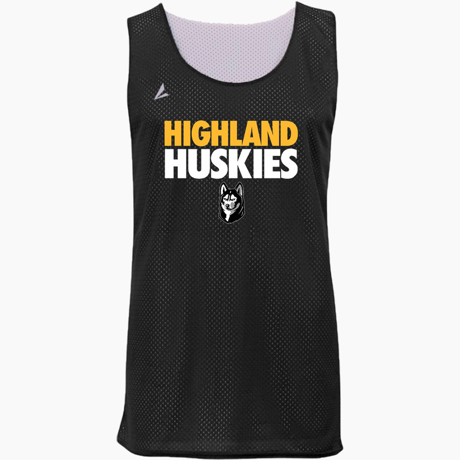 HIGHLAND HIGH SCHOOL HUSKIES BSN SPORTS Youth Reversible Mesh Basketball Jersey