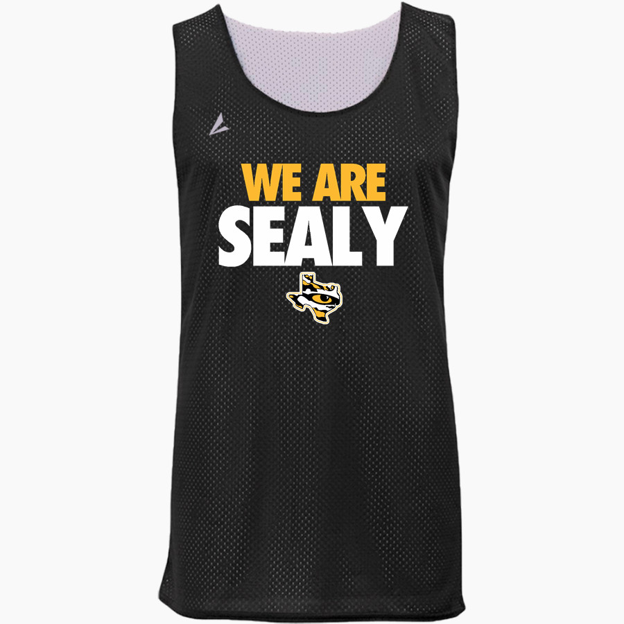 SEALY HIGH SCHOOL TIGERS <span class="pdp-name-mascot">SEALY TIGERS</span> BSN SPORTS Youth Reversible Mesh Basketball Jersey
