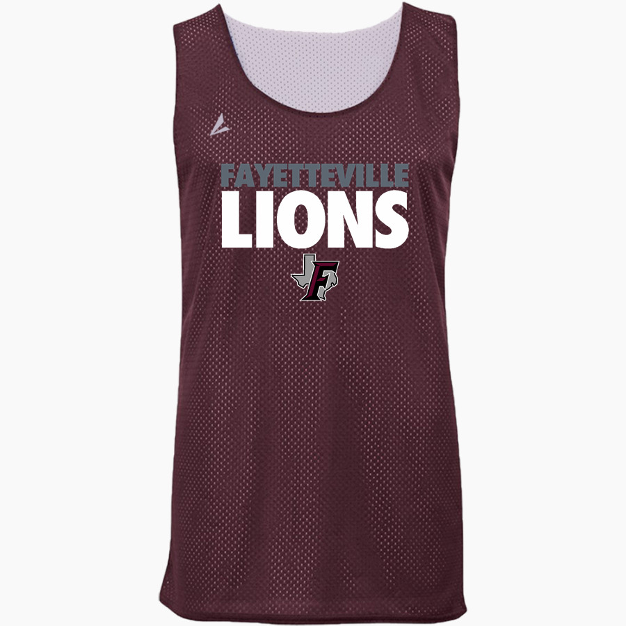 FAYETTEVILLE HIGH SCHOOL LIONS BSN SPORTS Youth Reversible Mesh Basketball Jersey