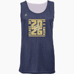 E E SMITH HIGH SCHOOL GOLDEN BULLS <span class="pdp-name-mascot">E E SMITH GOLDEN BULLS</span> BSN SPORTS Youth Reversible Mesh Basketball Jersey Front Thumbnail