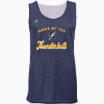 LITTLESTOWN HIGH SCHOOL THUNDERBOLTS BSN SPORTS Youth Reversible Mesh Basketball Jersey Front Thumbnail