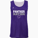 Woodlawn Panthers <span class="pdp-name-mascot">Woodlawn Panthers</span> BSN SPORTS Youth Reversible Mesh Basketball Jersey Front Thumbnail