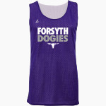 FORSYTH HIGH SCHOOL DOGIES BSN SPORTS Youth Reversible Mesh Basketball Jersey Front Thumbnail