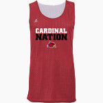 Wheeling University Cardinals Online Store BSN SPORTS Youth Reversible Mesh Basketball Jersey Front Thumbnail