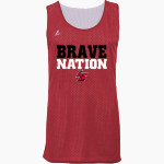 LOGAN ELM HIGH SCHOOL BRAVES BSN SPORTS Youth Reversible Mesh Basketball Jersey Front Thumbnail