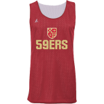 Andrean 59ers <span class="pdp-name-mascot">Andrean 59ers</span> BSN SPORTS Youth Reversible Mesh Basketball Jersey Front Thumbnail