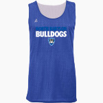 NORTH BABYLON HIGH SCHOOL BULLDOGS BSN SPORTS Youth Reversible Mesh Basketball Jersey Front Thumbnail