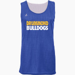 Drummond Bulldogs BSN SPORTS Youth Reversible Mesh Basketball Jersey Front Thumbnail
