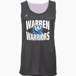 Warren Warriors <span class="pdp-name-mascot">Warren Warriors</span> BSN SPORTS Youth Reversible Mesh Basketball Jersey Front Thumbnail