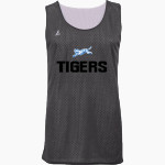 Crow Tigers <span class="pdp-name-mascot">Crow Middle School Tigers</span> BSN SPORTS Youth Reversible Mesh Basketball Jersey Front Thumbnail