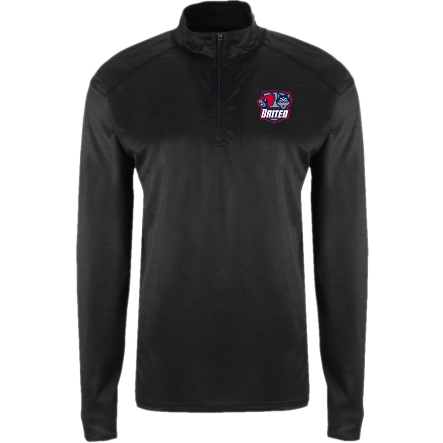 Sun Prairie West Wolves <span class="pdp-name-mascot">Sun Prairie West High School Wolves</span> BSN SPORTS Men's Velocity 1/4 Zip Pullover