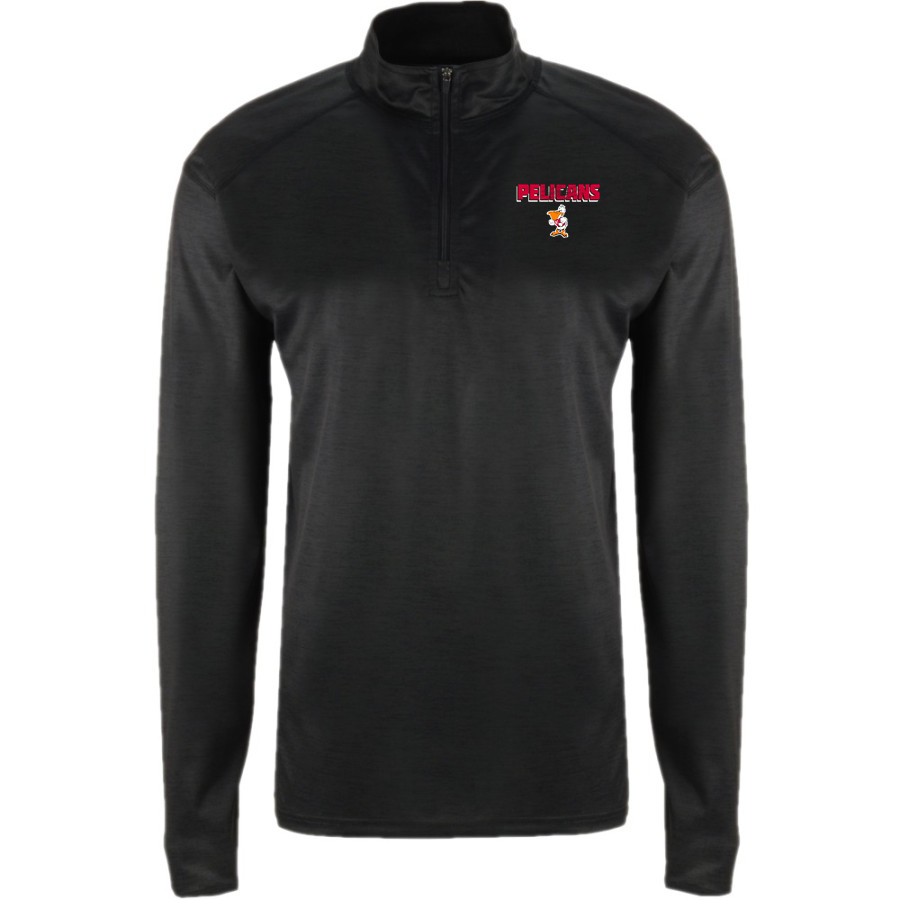KLAMATH UNION HIGH SCHOOL PELICANS BSN SPORTS Men's Velocity 1/4 Zip Pullover