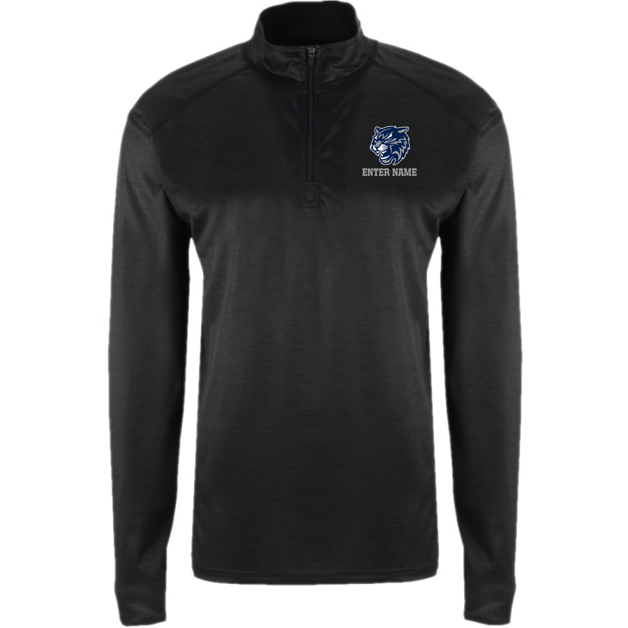 WILSONVILLE HIGH SCHOOL WILDCATS <span class="pdp-name-mascot">WILSONVILLE WILDCATS</span> BSN SPORTS Men's Velocity 1/4 Zip Pullover