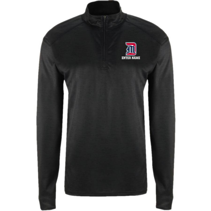 Detroit Mercy Titans Sideline Store <span class="pdp-name-mascot">UDM Titans</span> BSN SPORTS Men's Velocity 1/4 Zip Pullover