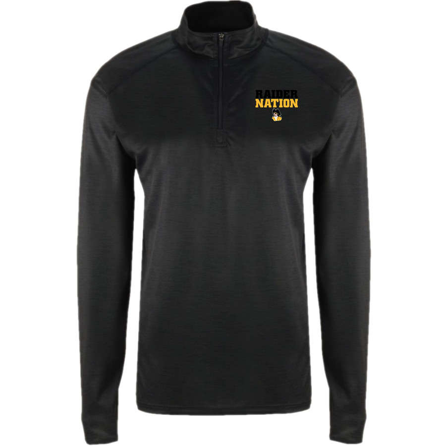 ASHTON-FRANKLIN CENTER H S RAIDERS BSN SPORTS Men's Velocity 1/4 Zip Pullover