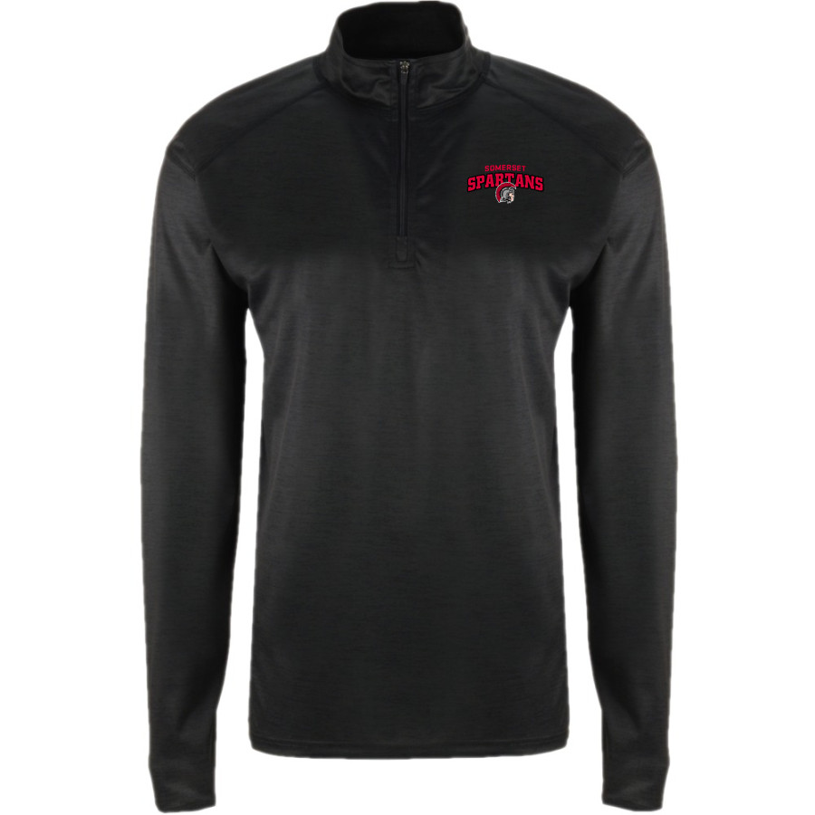 SOMERSET HIGH SCHOOL SPARTANS <span class="pdp-name-mascot">SOMERSET SPARTANS</span> BSN SPORTS Men's Velocity 1/4 Zip Pullover