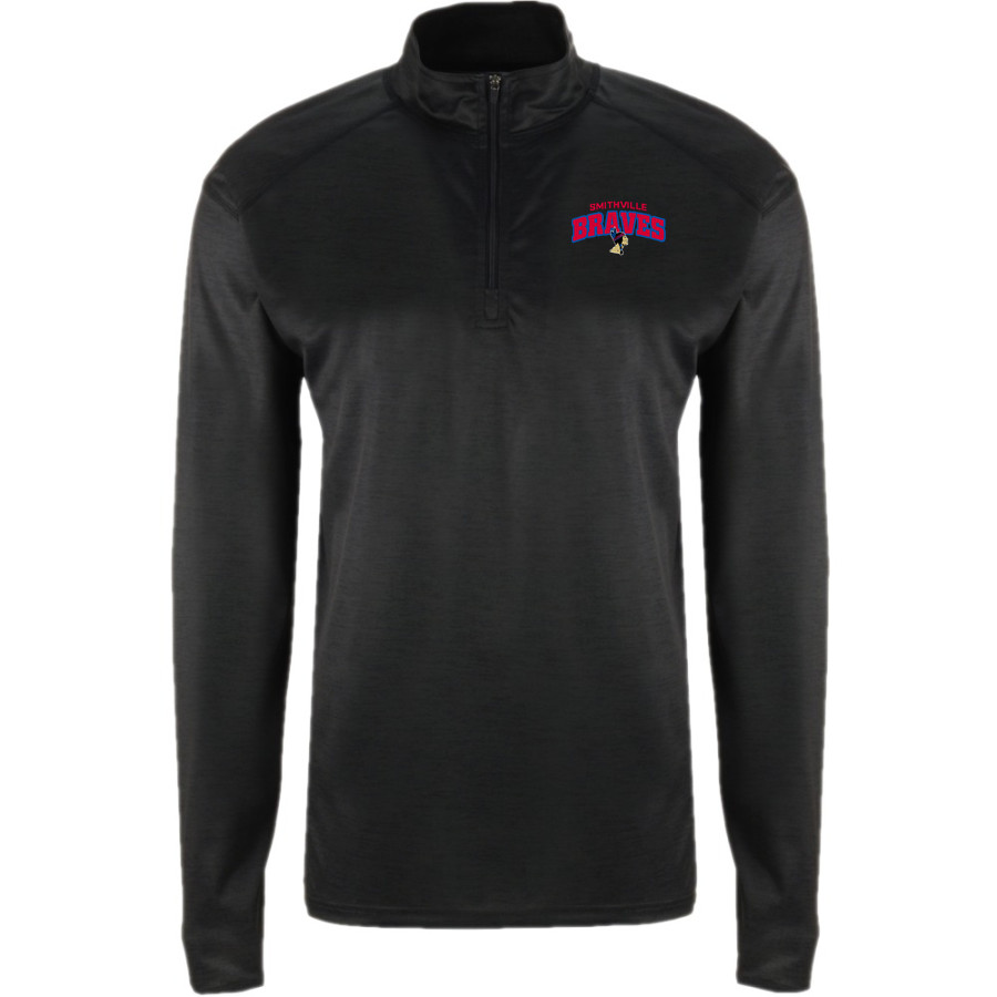 SMITHVILLE HIGH SCHOOL BRAVES <span class="pdp-name-mascot">SMITHVILLE BRAVES</span> BSN SPORTS Men's Velocity 1/4 Zip Pullover