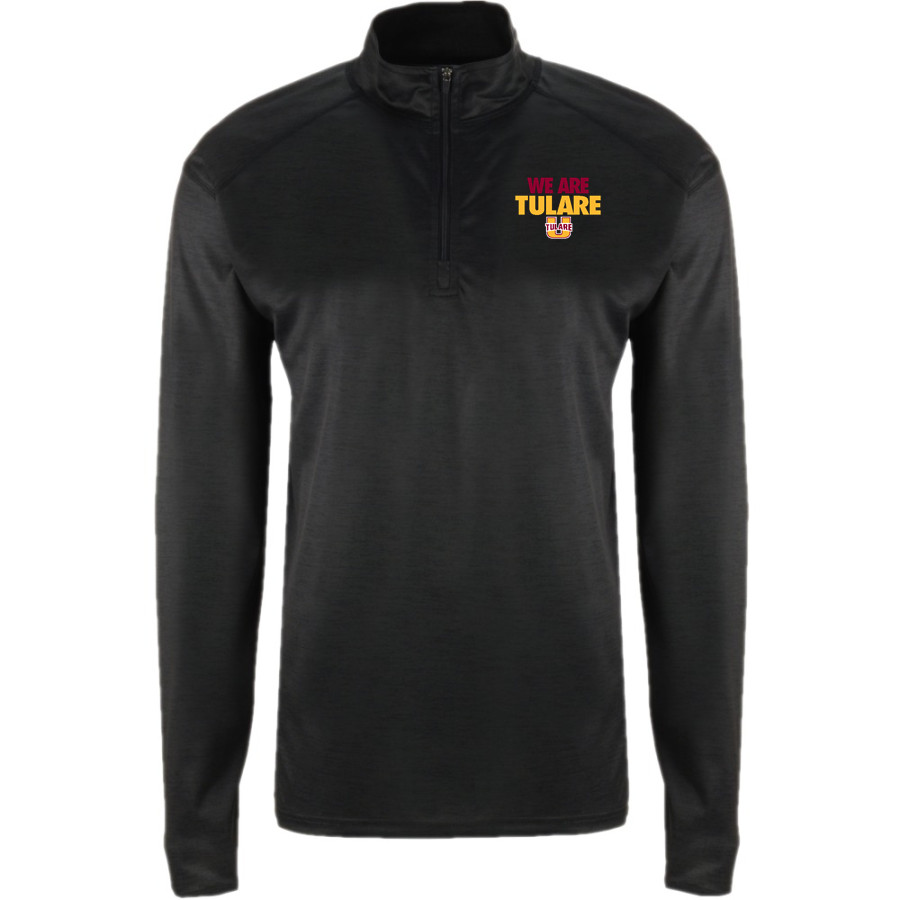 TULARE UNION HIGH SCHOOL REDSKINS <span class="pdp-name-mascot">TULARE TRIBE</span> BSN SPORTS Men's Velocity 1/4 Zip Pullover