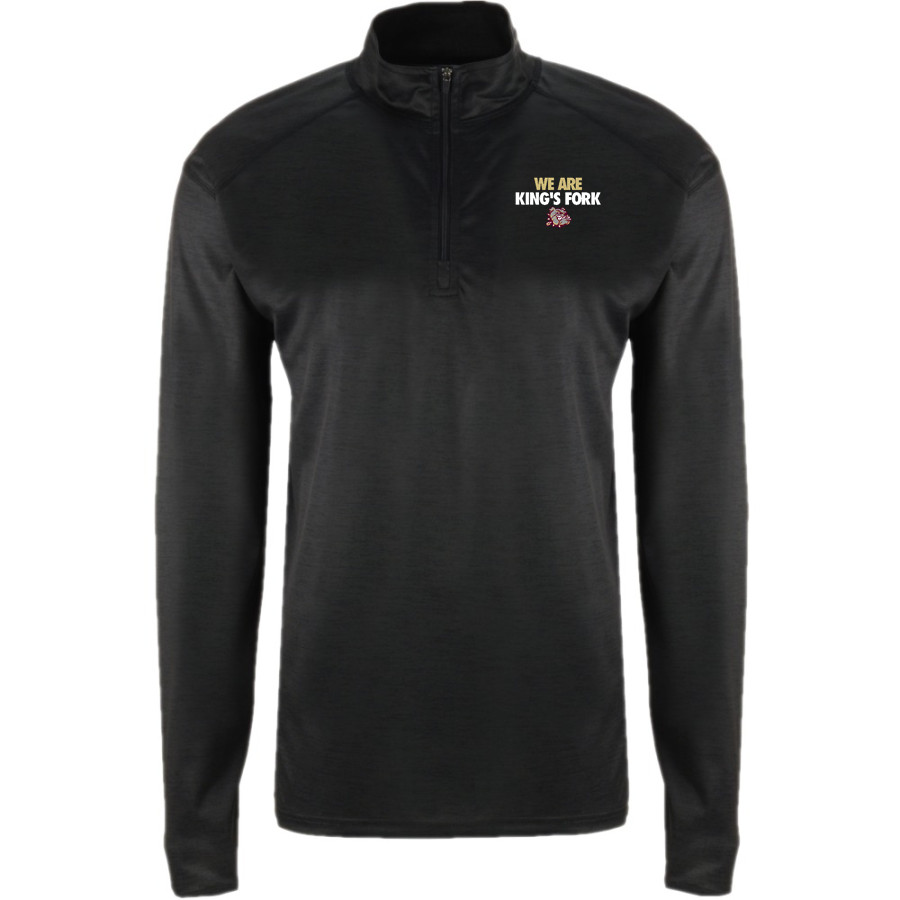KING'S FORK HIGH SCHOOL BULLDOGS <span class="pdp-name-mascot">KINGS FORK BULLDOGS</span> BSN SPORTS Men's Velocity 1/4 Zip Pullover