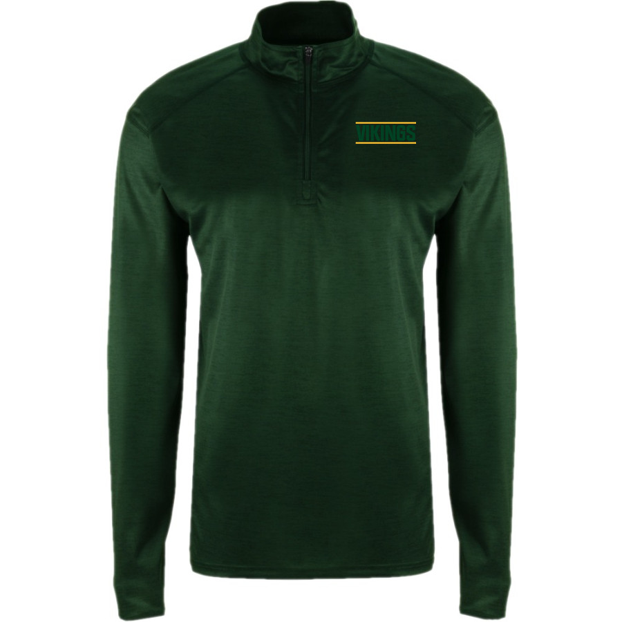 EVERGREEN HIGH SCHOOL VIKINGS BSN SPORTS Men's Velocity 1/4 Zip Pullover