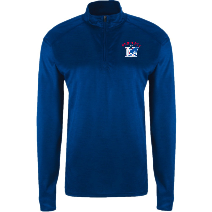 MILL RIVER UNION HIGH SCHOOL MINUTEMEN BSN SPORTS Men's Velocity 1/4 Zip Pullover