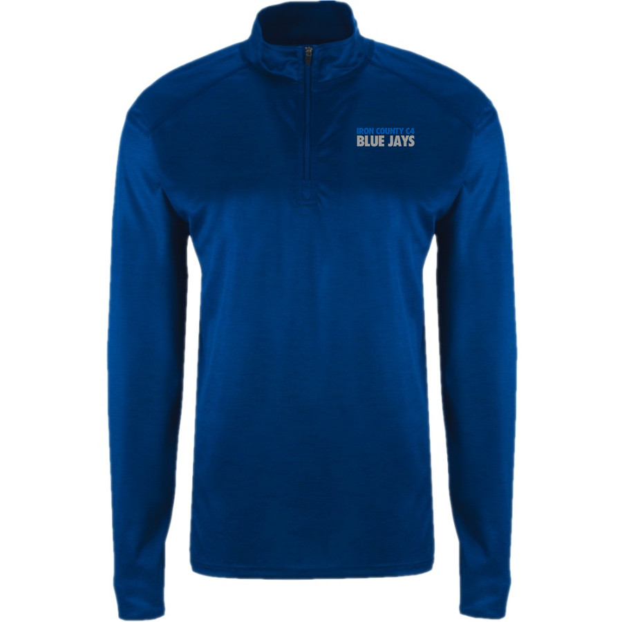Iron County C4 Blue Jays <span class="pdp-name-mascot">Iron County C4 Blue Jays</span> BSN SPORTS Men's Velocity 1/4 Zip Pullover