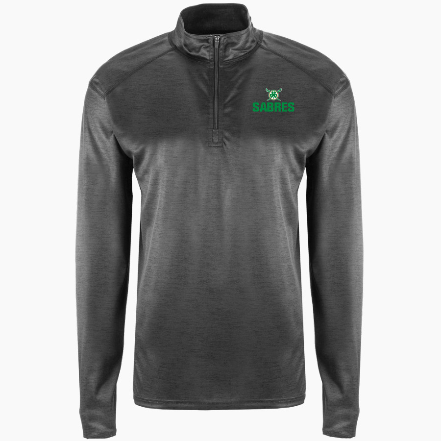 Communion of Saints School Sabres official sideline store BSN SPORTS Men's Velocity 1/4 Zip Pullover