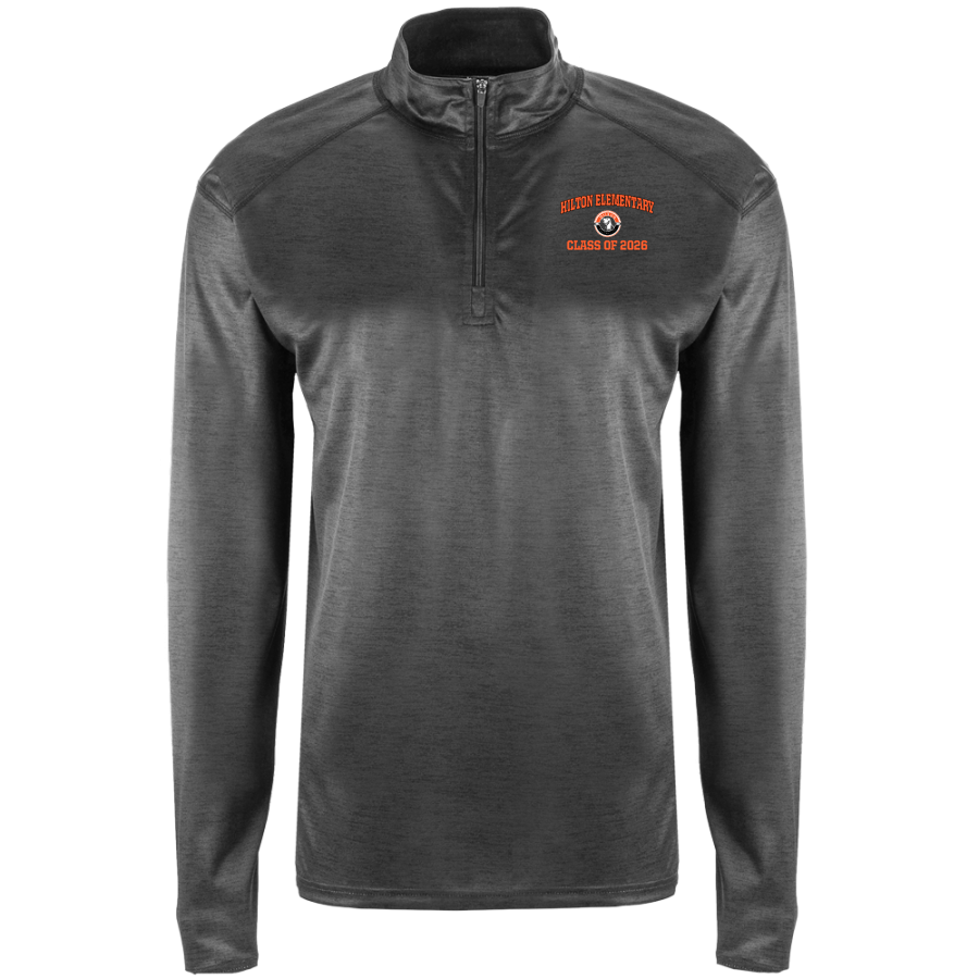 Hilton Elementary School hound dog <span class="pdp-name-mascot">Hilton Elementary Bulldogs</span> BSN SPORTS Men's Velocity 1/4 Zip Pullover