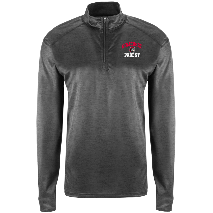 SOMERSET HIGH SCHOOL SPARTANS <span class="pdp-name-mascot">SOMERSET SPARTANS</span> BSN SPORTS Men's Velocity 1/4 Zip Pullover