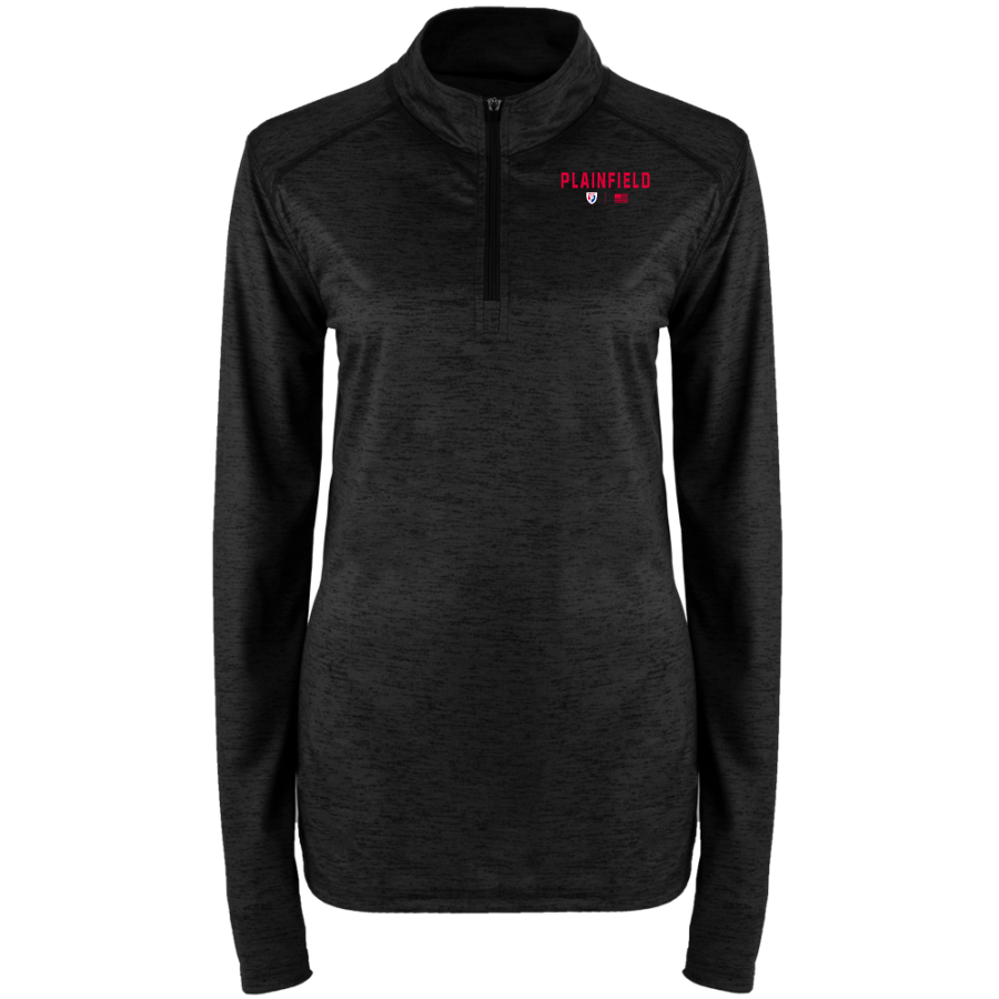 Plainfield Quakers <span class="pdp-name-mascot">Plainfield Quakers</span> BSN SPORTS Women's Velocity 1/4 Zip Pullover