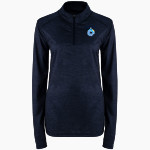 OCEANSIDE UNIFIED OCEANSIDE UNIFIED <span class="pdp-name-mascot">OCEANSIDE UNIFIED SCHOOL DISTRICT</span> BSN SPORTS Women's Velocity 1/4 Zip Pullover Front Thumbnail