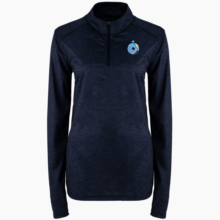 OCEANSIDE UNIFIED OCEANSIDE UNIFIED <span class="pdp-name-mascot">OCEANSIDE UNIFIED SCHOOL DISTRICT</span> BSN SPORTS Women's Velocity 1/4 Zip Pullover