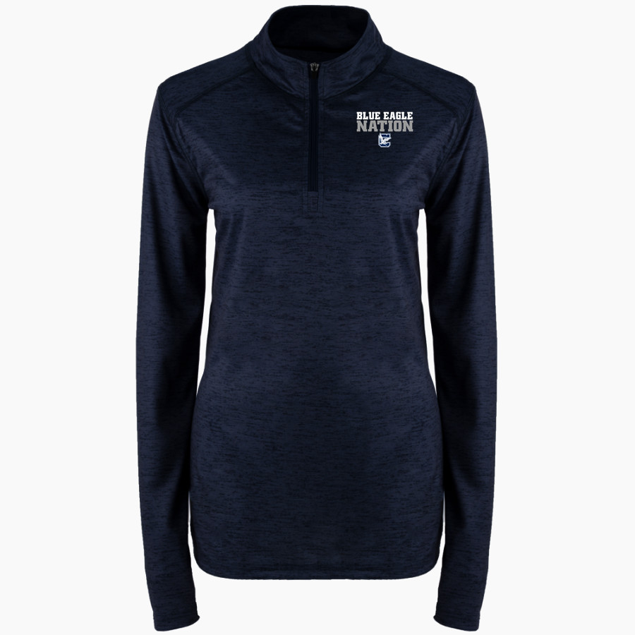 CLOVER HIGH SCHOOL BLUE EAGLES <span class="pdp-name-mascot">CLOVER BLUE EAGLES</span> BSN SPORTS Women's Velocity 1/4 Zip Pullover