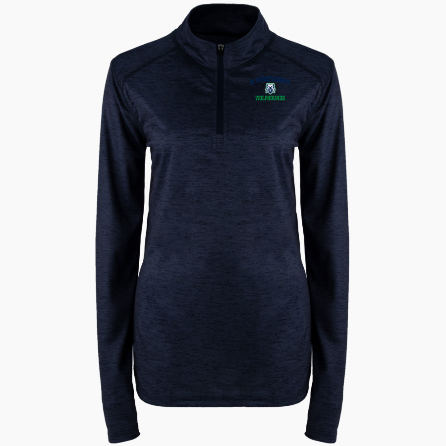 St. Patrick's Academy Wolfhounds <span class="pdp-name-mascot">Great Falls Central Catholic H S Mustangs</span> BSN SPORTS Women's Velocity 1/4 Zip Pullover