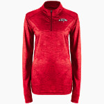 Wesleyan Cardinals <span class="pdp-name-mascot">Wesleyan Cardinals</span> BSN SPORTS Women's Velocity 1/4 Zip Pullover Front Thumbnail