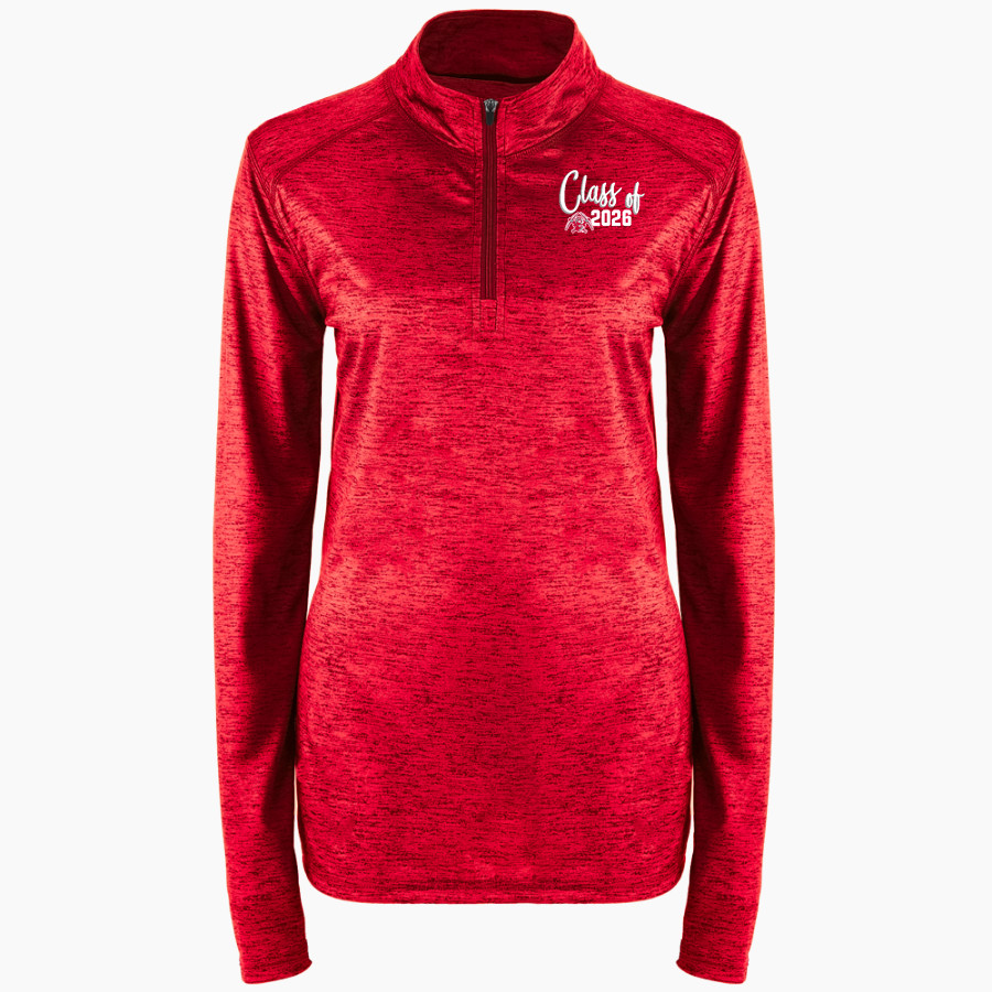 Red Top Miners BSN SPORTS Women's Velocity 1/4 Zip Pullover