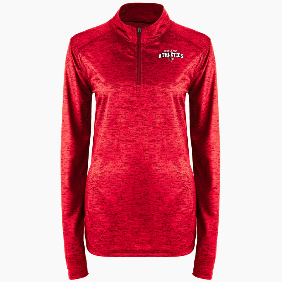 Wesleyan Cardinals <span class="pdp-name-mascot">Wesleyan Cardinals</span> BSN SPORTS Women's Velocity 1/4 Zip Pullover