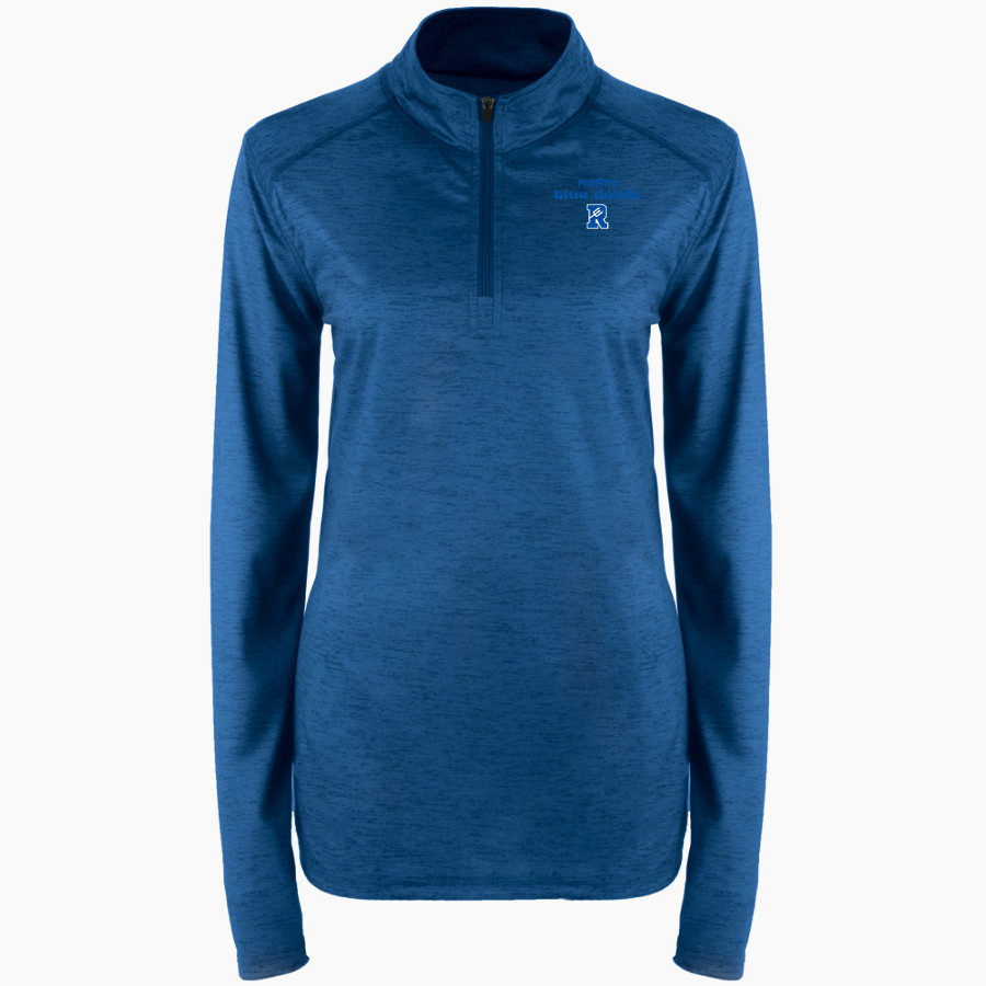 READING SENIOR HIGH SCHOOL BLUE DEVILS BSN SPORTS Women's Velocity 1/4 Zip Pullover