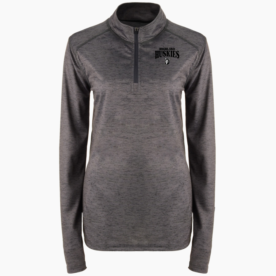 HIGHLAND HIGH SCHOOL HUSKIES BSN SPORTS Women's Velocity 1/4 Zip Pullover