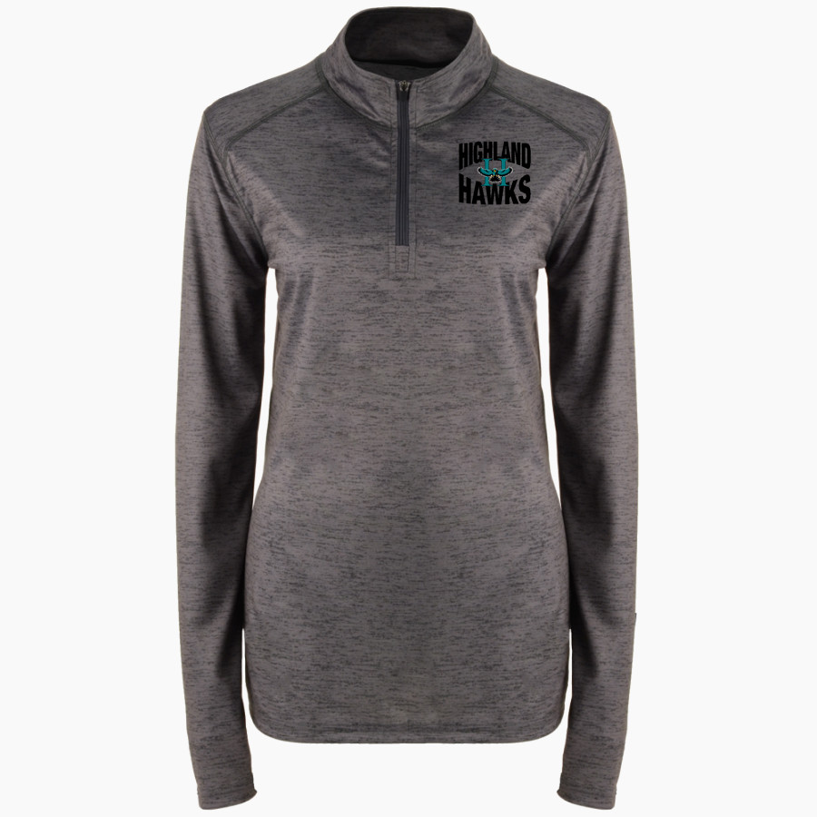 Highland Hawks <span class="pdp-name-mascot">Highland Hawks</span> BSN SPORTS Women's Velocity 1/4 Zip Pullover
