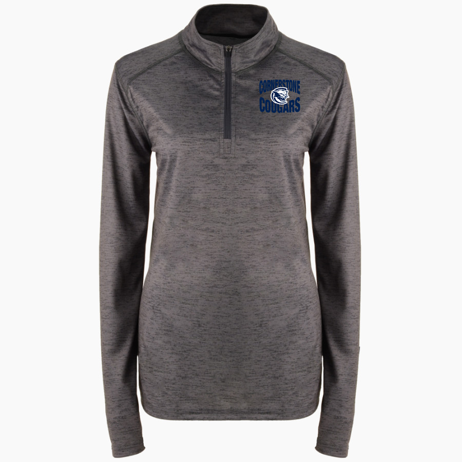 CORNERSTONE ACADEMY COUGARS <span class="pdp-name-mascot">CORNERSTONE COUGARS</span> BSN SPORTS Women's Velocity 1/4 Zip Pullover